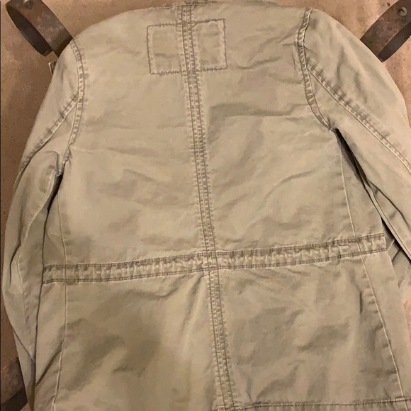 Army green military style jacket - Picture 5 of 5